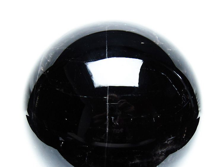 4.3Kgモリオン 純天然 黒水晶 丸玉 150mm [T572-10818] 2枚目