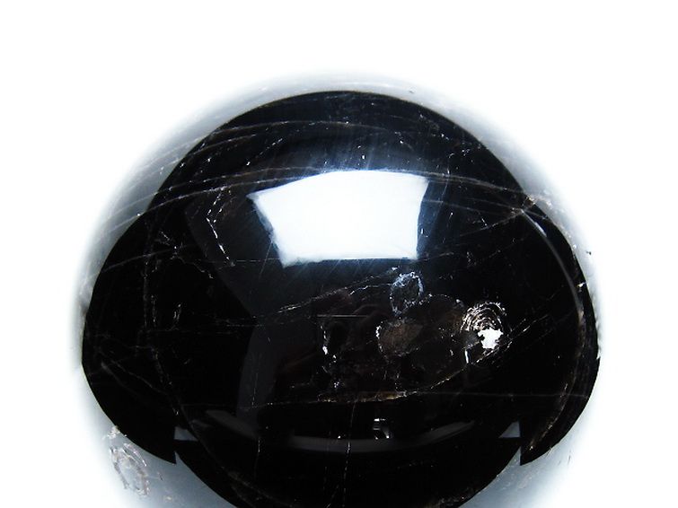 7.5Kgモリオン 純天然 黒水晶 丸玉 178mm [T572-10854] 2枚目