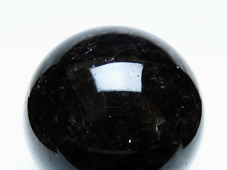 1Kgモリオン 純天然 黒水晶 丸玉 90mm [t572-11571] 2枚目