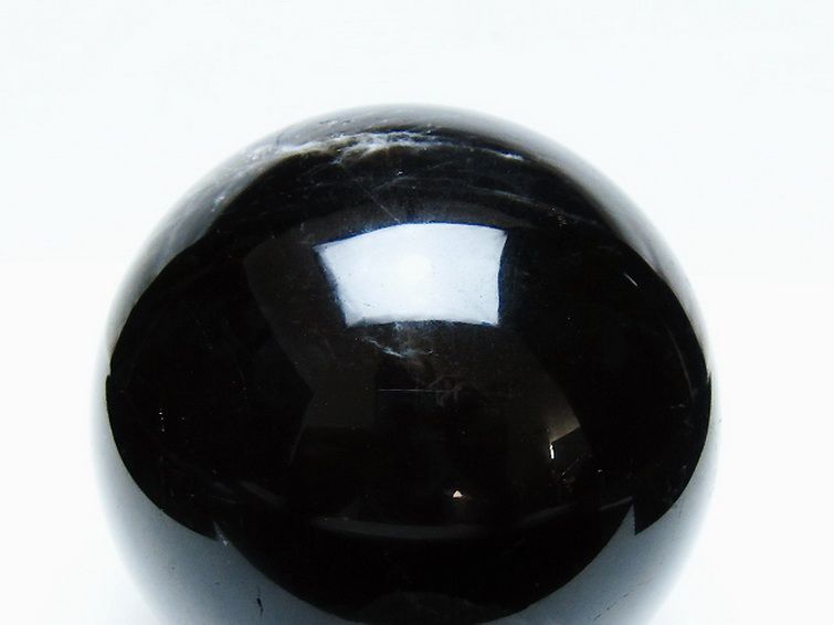 1.3Kgモリオン 純天然 黒水晶 丸玉 98mm [t572-11599] 2枚目