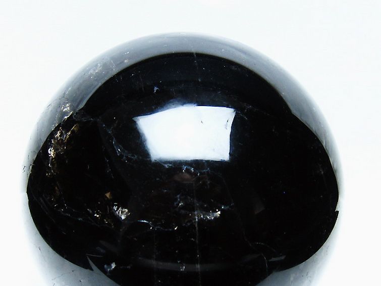 5Kgモリオン 純天然 黒水晶 丸玉 155mm [t572-11716] 2枚目