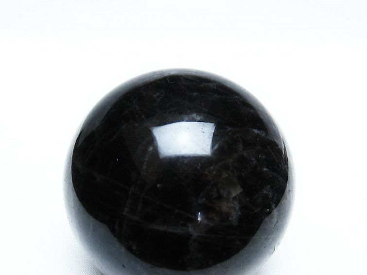 モリオン 純天然 黒水晶 丸玉 61mm [T572-9548] 2枚目