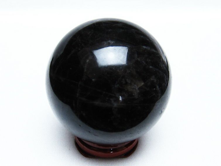 モリオン 純天然 黒水晶 丸玉 61mm [T572-9548] 3枚目