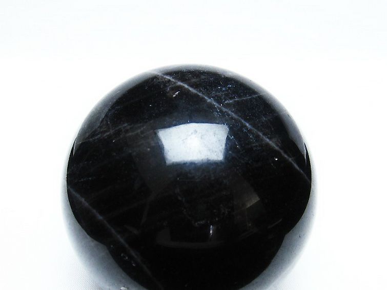 モリオン 純天然 黒水晶 丸玉 76mm [T572-9575] 2枚目