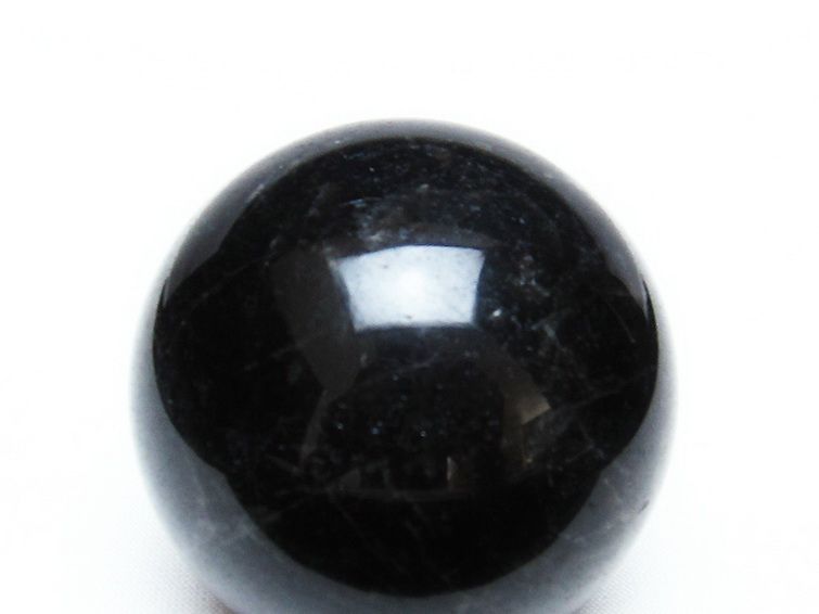 モリオン 純天然 黒水晶 丸玉 54mm [T572-9632] 2枚目