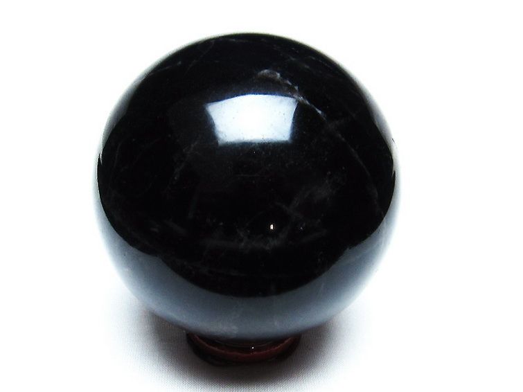 モリオン 純天然 黒水晶 丸玉 83mm [T572-9882] 3枚目