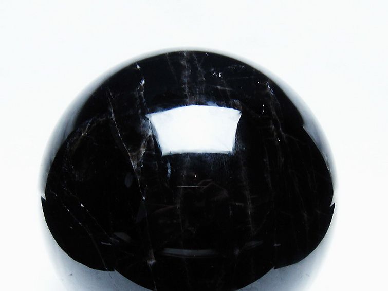 2.8Kgモリオン 純天然 黒水晶 丸玉 130mm [T572-9989] 2枚目