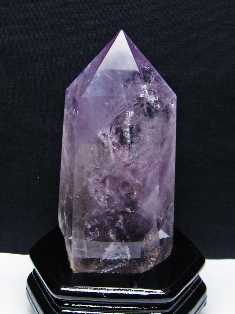 パワーストーン 天然石 アメジストファントム六角柱[T573-5306]