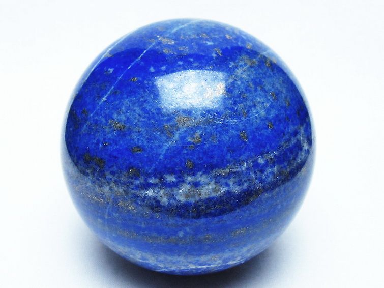 ラピスラズリ丸玉 78mm [t574-4326] 1枚目