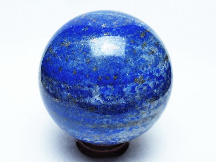ラピスラズリ丸玉 78mm [t574-4326] 3枚目