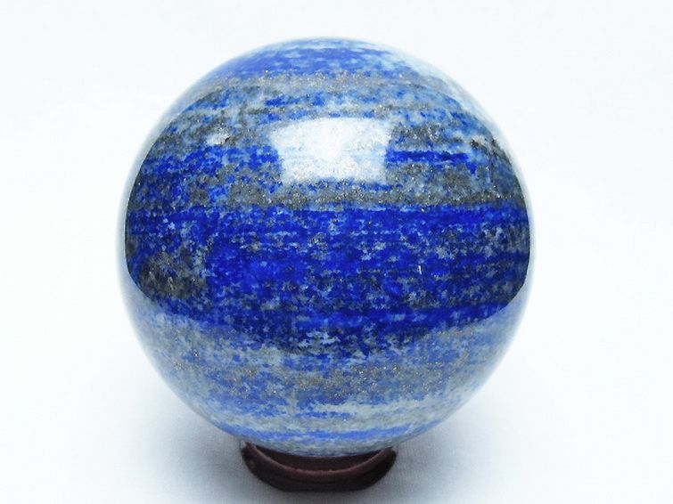 ラピスラズリ丸玉 82mm [t574-4329] 3枚目