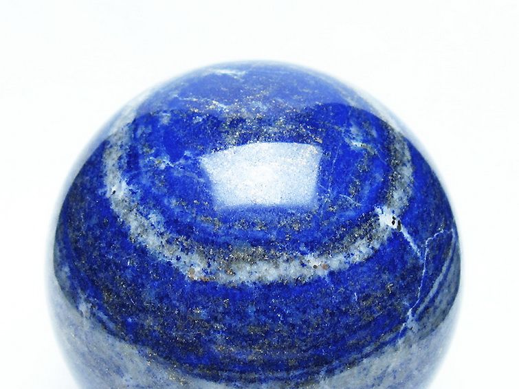 1.1Kgラピスラズリ丸玉 88mm [t574-4335] 2枚目