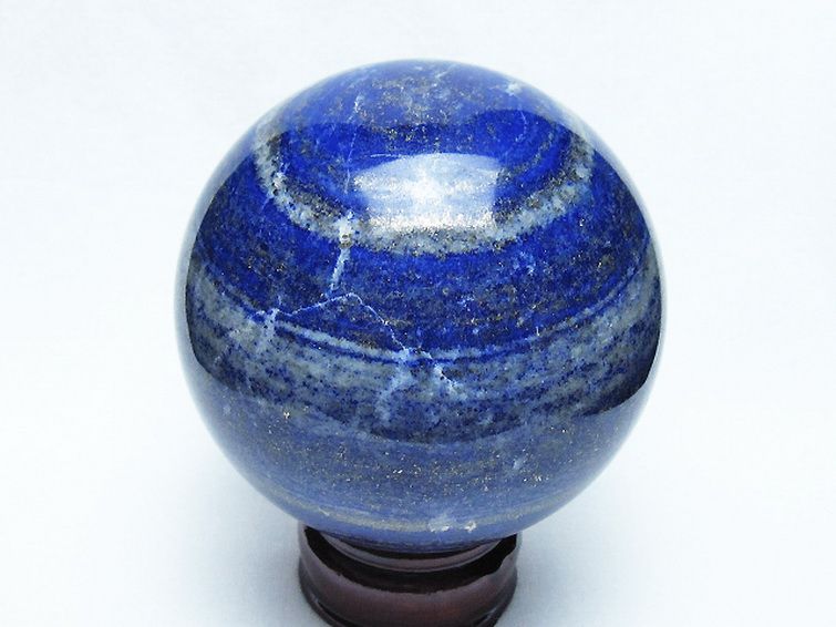 1.1Kgラピスラズリ丸玉 88mm [t574-4335] 3枚目
