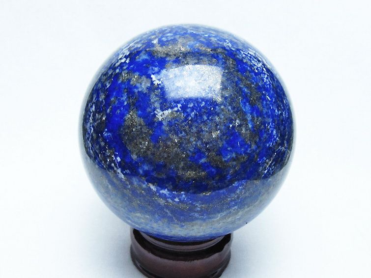 ラピスラズリ丸玉 85mm [t574-4337] 3枚目