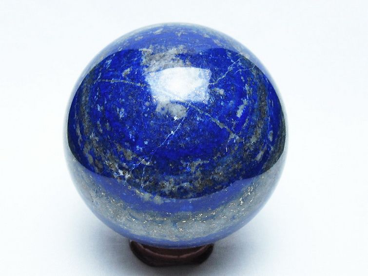 ラピスラズリ丸玉 81mm [t574-4340] 3枚目
