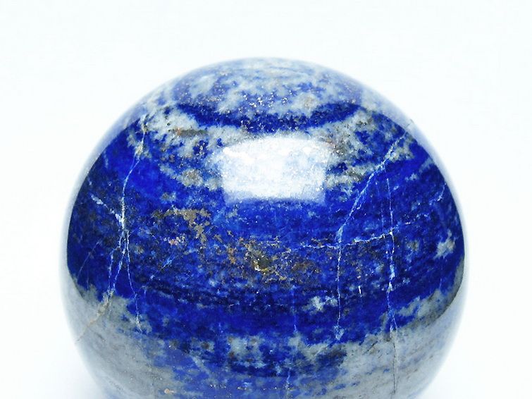 1Kgラピスラズリ丸玉 86mm [t574-4342] 2枚目