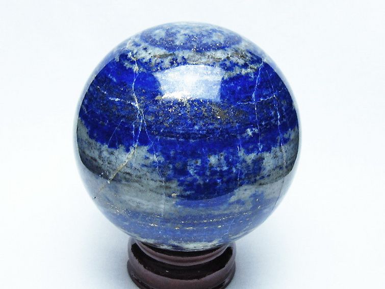 1Kgラピスラズリ丸玉 86mm [t574-4342] 3枚目