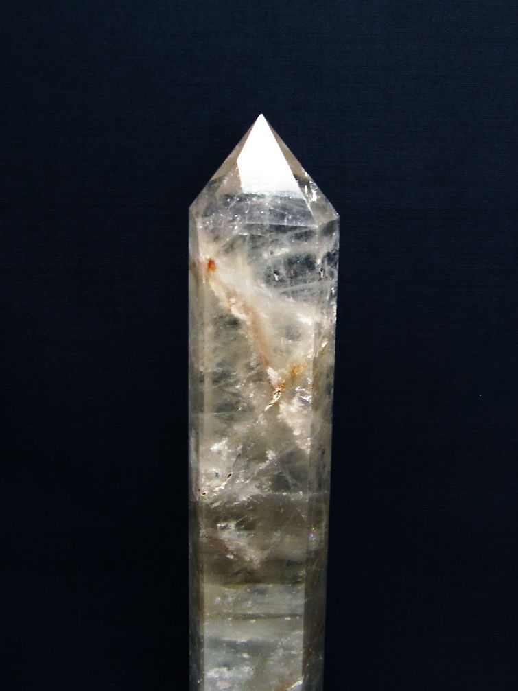 1.2Kg天然石 ライトニング水晶六角柱[T581-5571] 2枚目