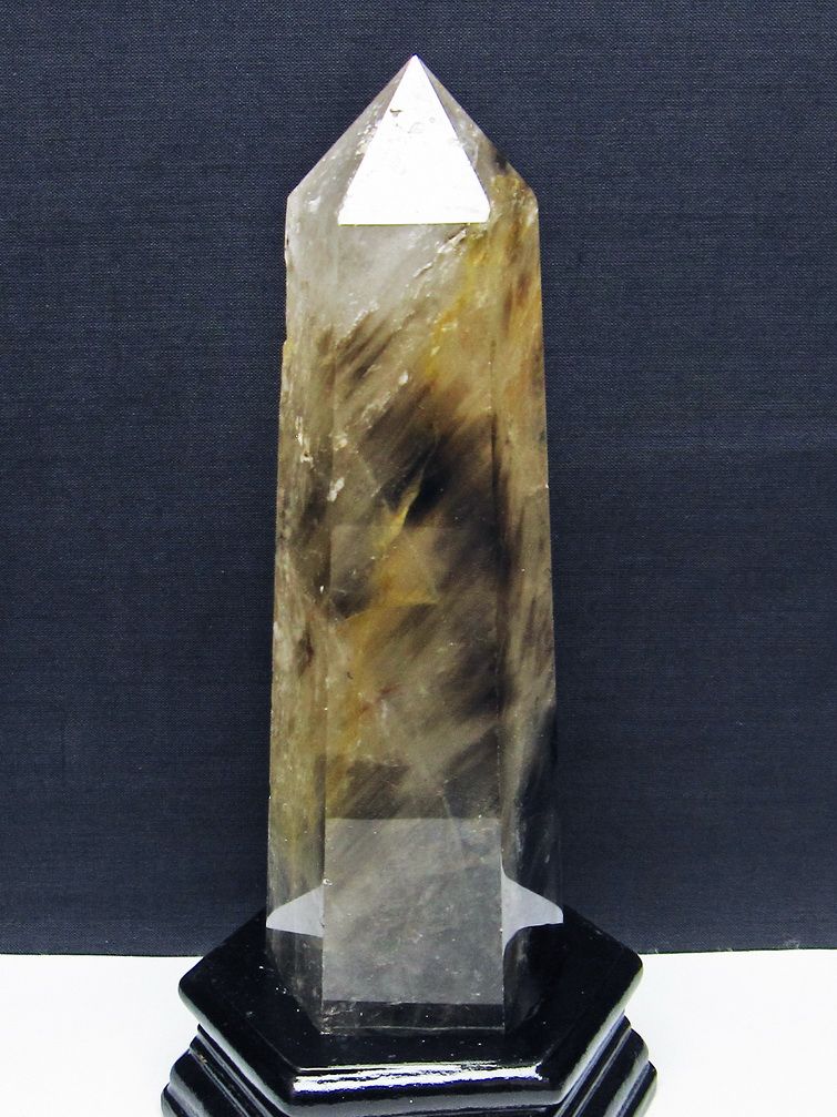 ライトニング水晶六角柱[T581-6132] 1枚目