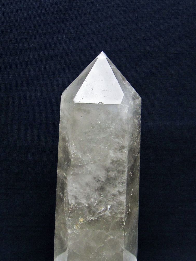 天然赤水晶六角柱 スーパーファントム水晶六角柱[T222-2113]