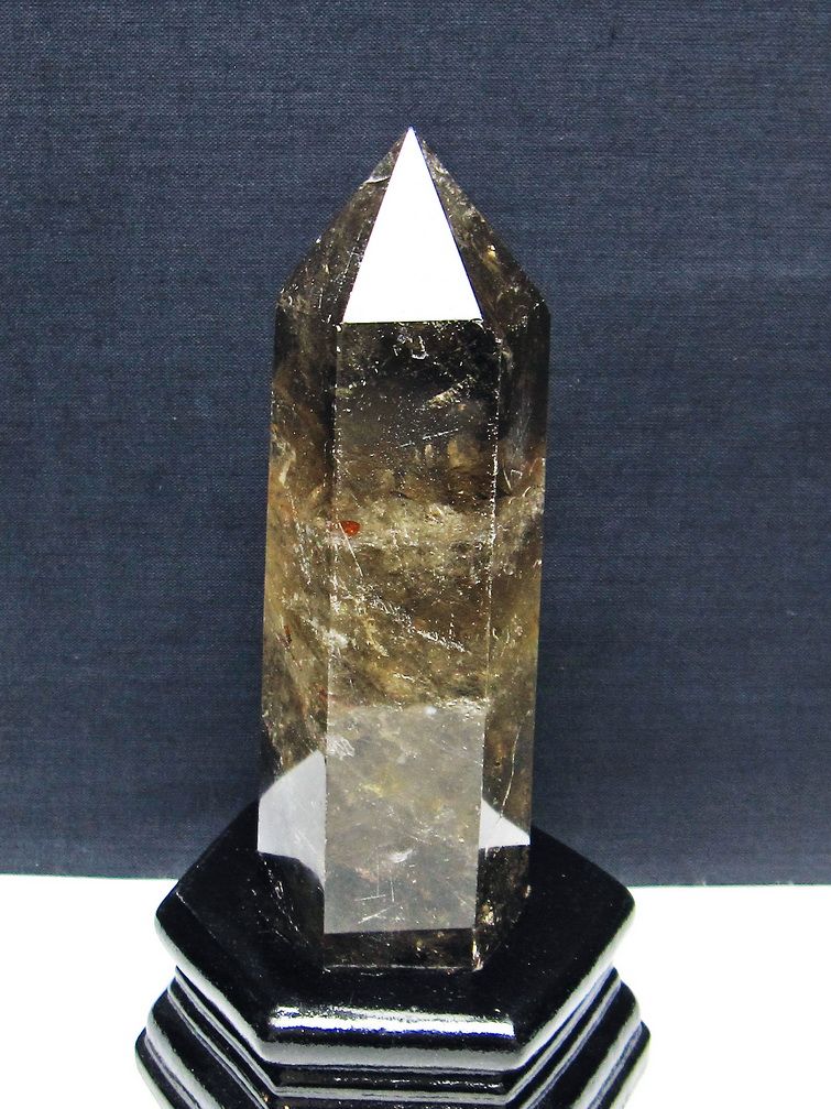 ライトニング水晶原石1,580g パワーストーン 天然石 ライトニング水晶六角柱[T581-6148]