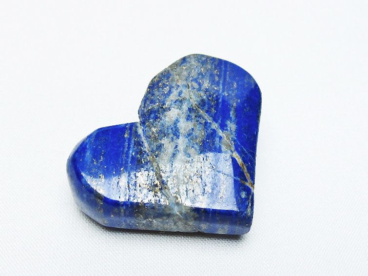 ラピスラズリ ハート 置物[T593-1330] 1枚目
