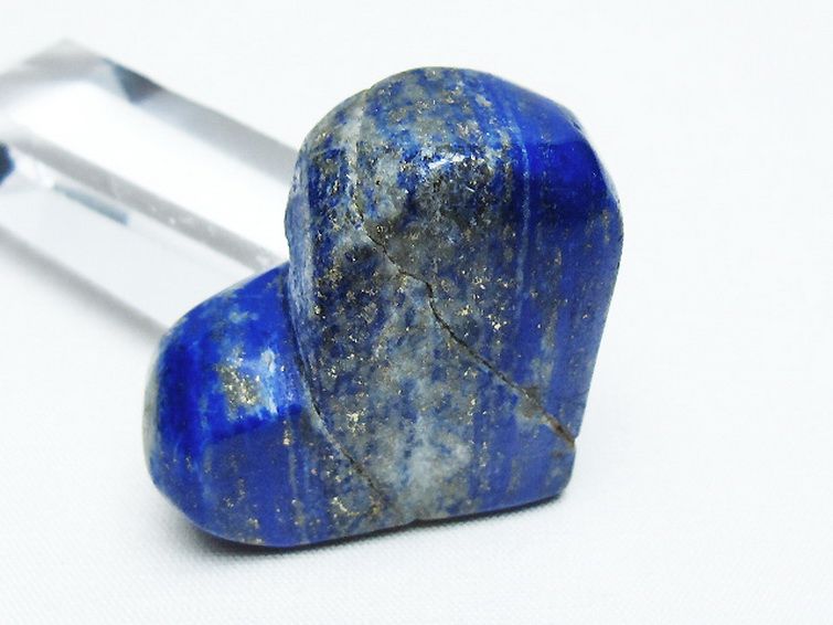 ラピスラズリ ハート 置物[T593-1330] 2枚目