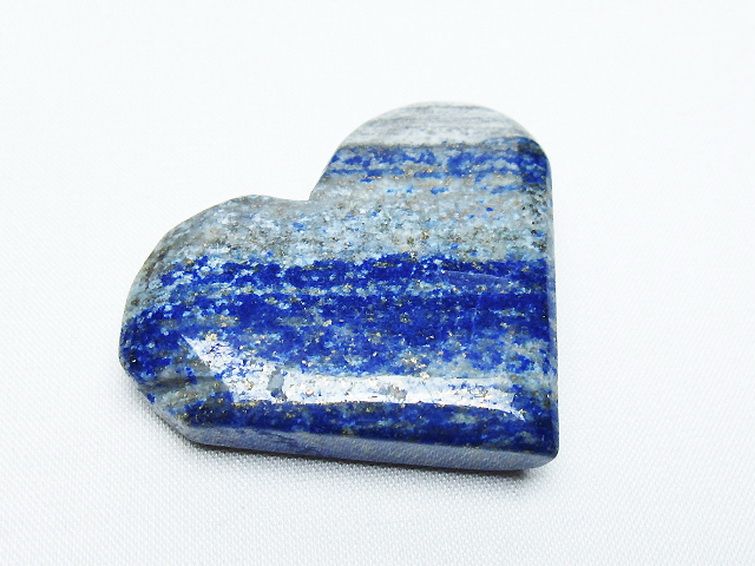 ラピスラズリ ハート 置物[T593-1327] 1枚目