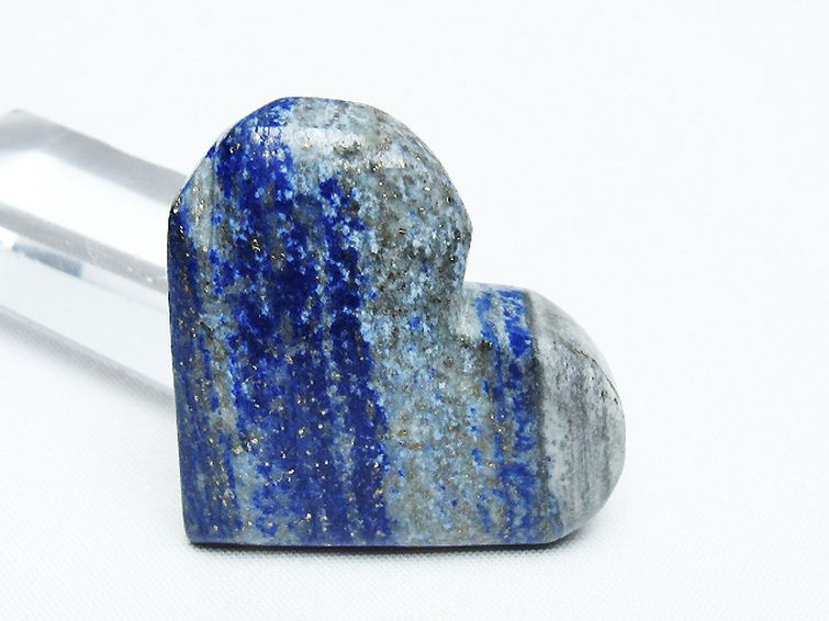ラピスラズリ ハート 置物[T593-1327] 2枚目