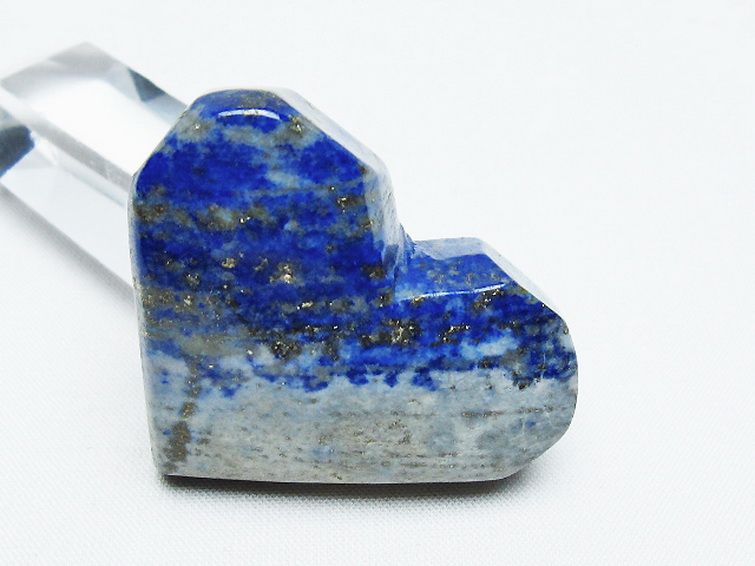 ラピスラズリ ハート 置物[T593-1344] 2枚目