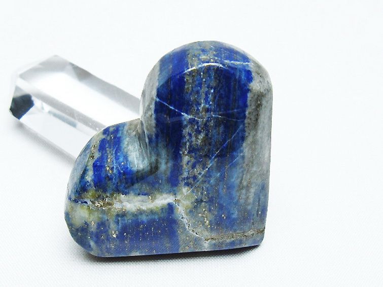 ラピスラズリ ハート 置物[T593-1352] 2枚目
