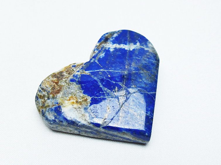 ラピスラズリ ハート 置物[T593-1391] 1枚目