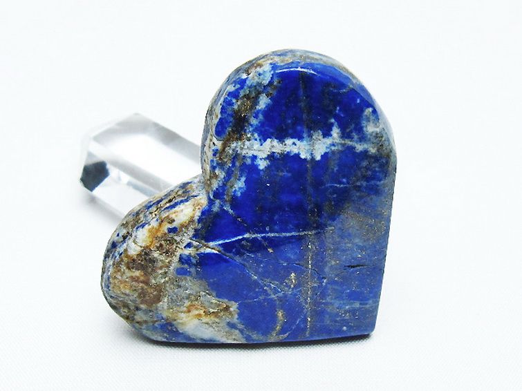 ラピスラズリ ハート 置物[T593-1391] 2枚目