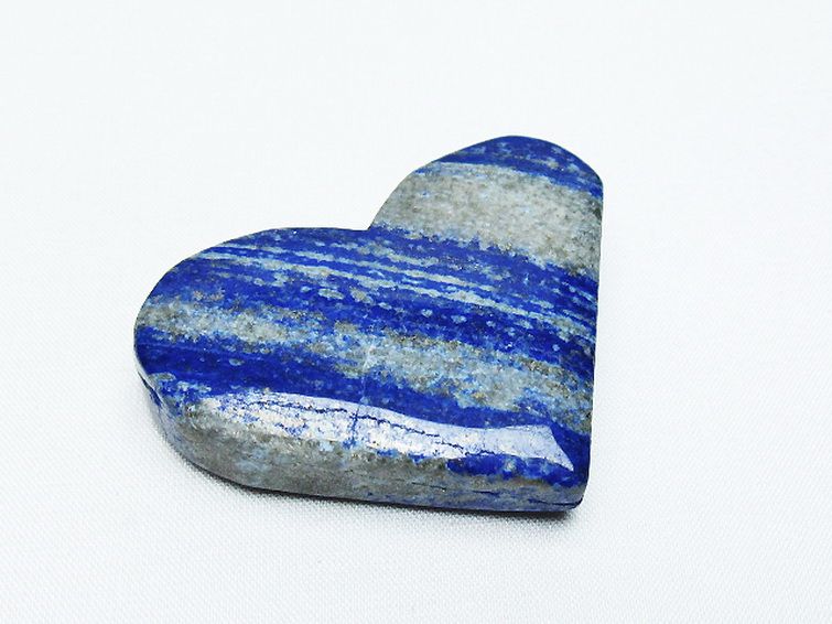 ラピスラズリ ハート 置物[T593-1390] 1枚目