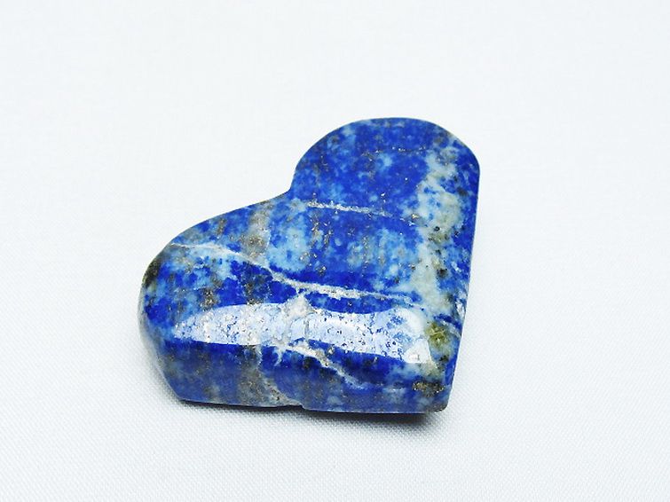 ラピスラズリ ハート 置物[T593-1392] 1枚目