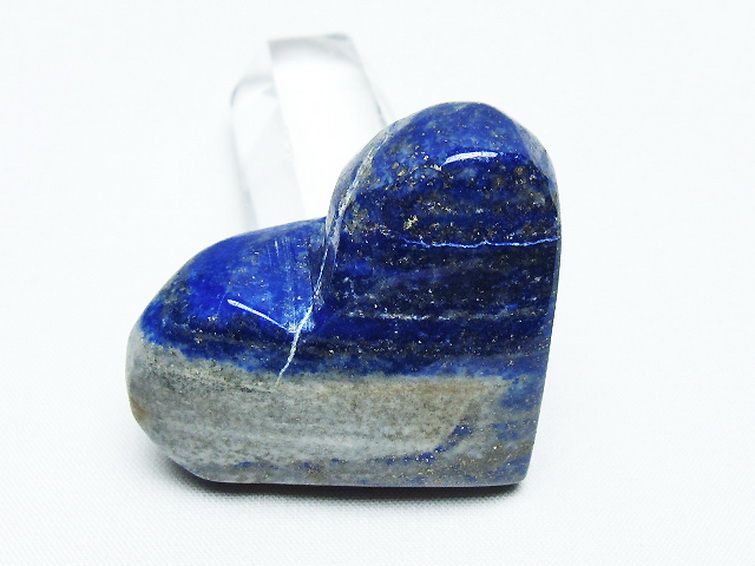 ラピスラズリ ハート 置物[T593-1401] 2枚目
