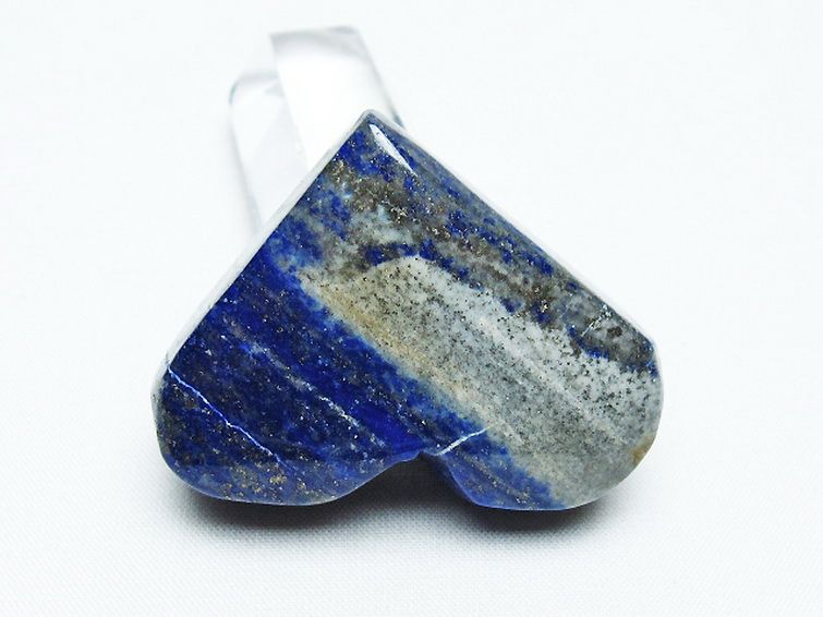 ラピスラズリ ハート 置物[T593-1401] 3枚目