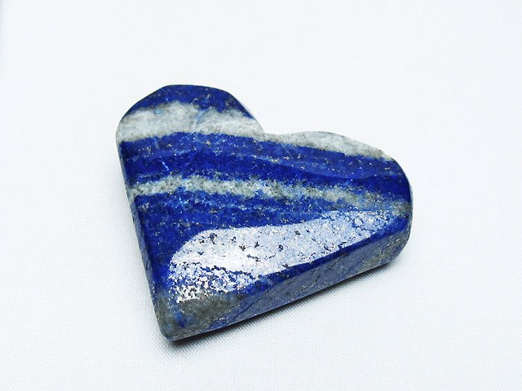 ラピスラズリ ハート 置物[T593-1422] 1枚目