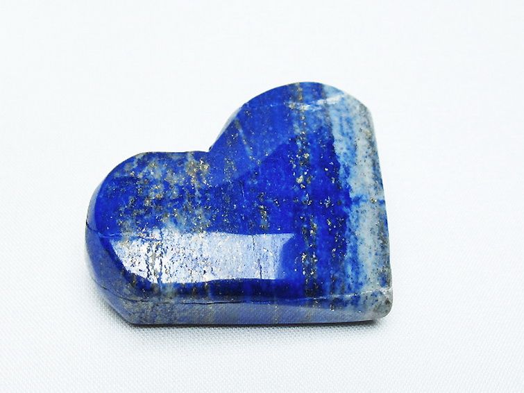 ラピスラズリ ハート 置物[T593-1438] 1枚目