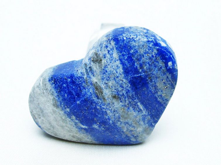 ラピスラズリ ハート 置物[T593-995] 2枚目