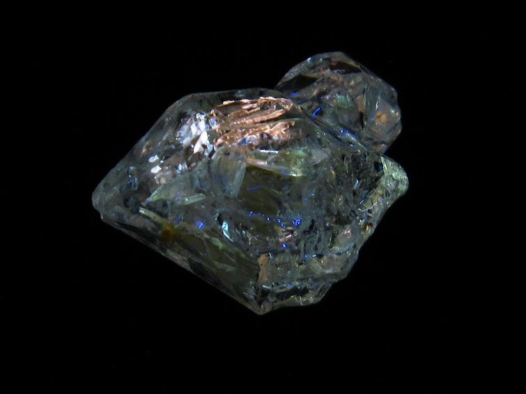 オイルイン ハーキマーダイヤモンド （石油入りハーキマーダイヤモンド） パキスタン産[T596-2923] 1枚目