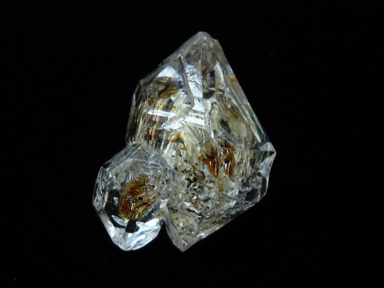 オイルイン ハーキマーダイヤモンド （石油入りハーキマーダイヤモンド） パキスタン産[T596-2923] 2枚目