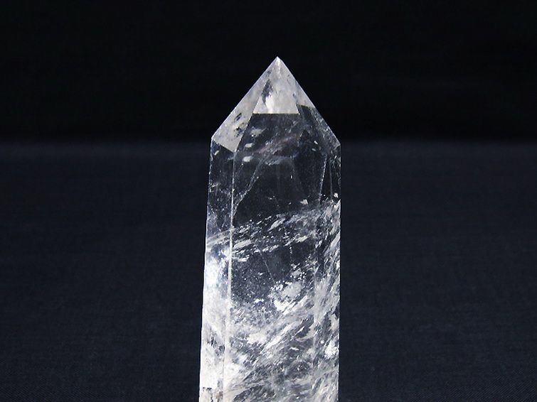 パワーストーン 水晶 六角柱　レインボー虹☆ヒマラヤ　天然石　原石A549 1点物】美しいレインボー虹☆ブラジル産☆天然石/アイリス