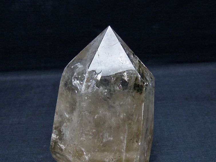 虹入りライトニング水晶ガーデン水晶六角柱[T60-27512] 3枚目