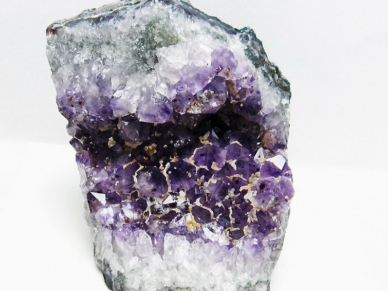 1.5Kgウルグアイ産カルサイトアメジストクラスター[T603-9630] 2枚目