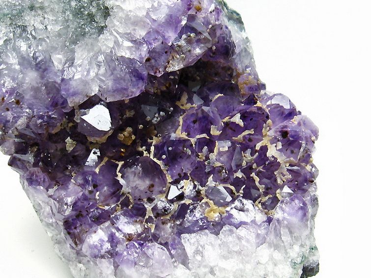 1.5Kgウルグアイ産カルサイトアメジストクラスター[T603-9630] 3枚目