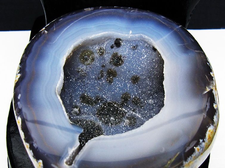 ペア水晶トレジャーメノウ[T604-7703] 2枚目