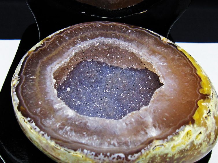 ペア水晶トレジャーメノウ[T604-7716] 2枚目