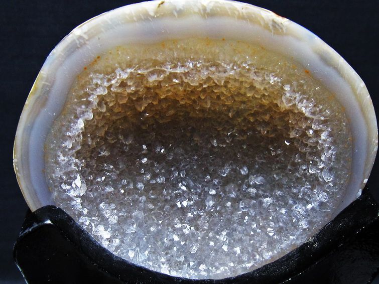 ペア水晶トレジャーメノウ[T604-7720] 3枚目