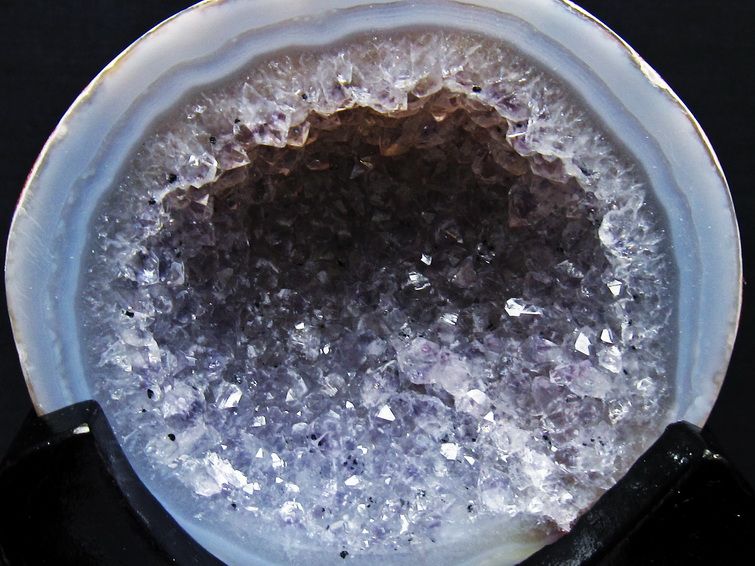 パワーストーン 天然石 ペア水晶トレジャーアメジスト[T604-7722]